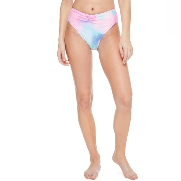 ❤️ No Boundaries Swim Bottoms Pink Tie Dye Bikini Bottoms Various Sizes NWT - Picture 7 of 8